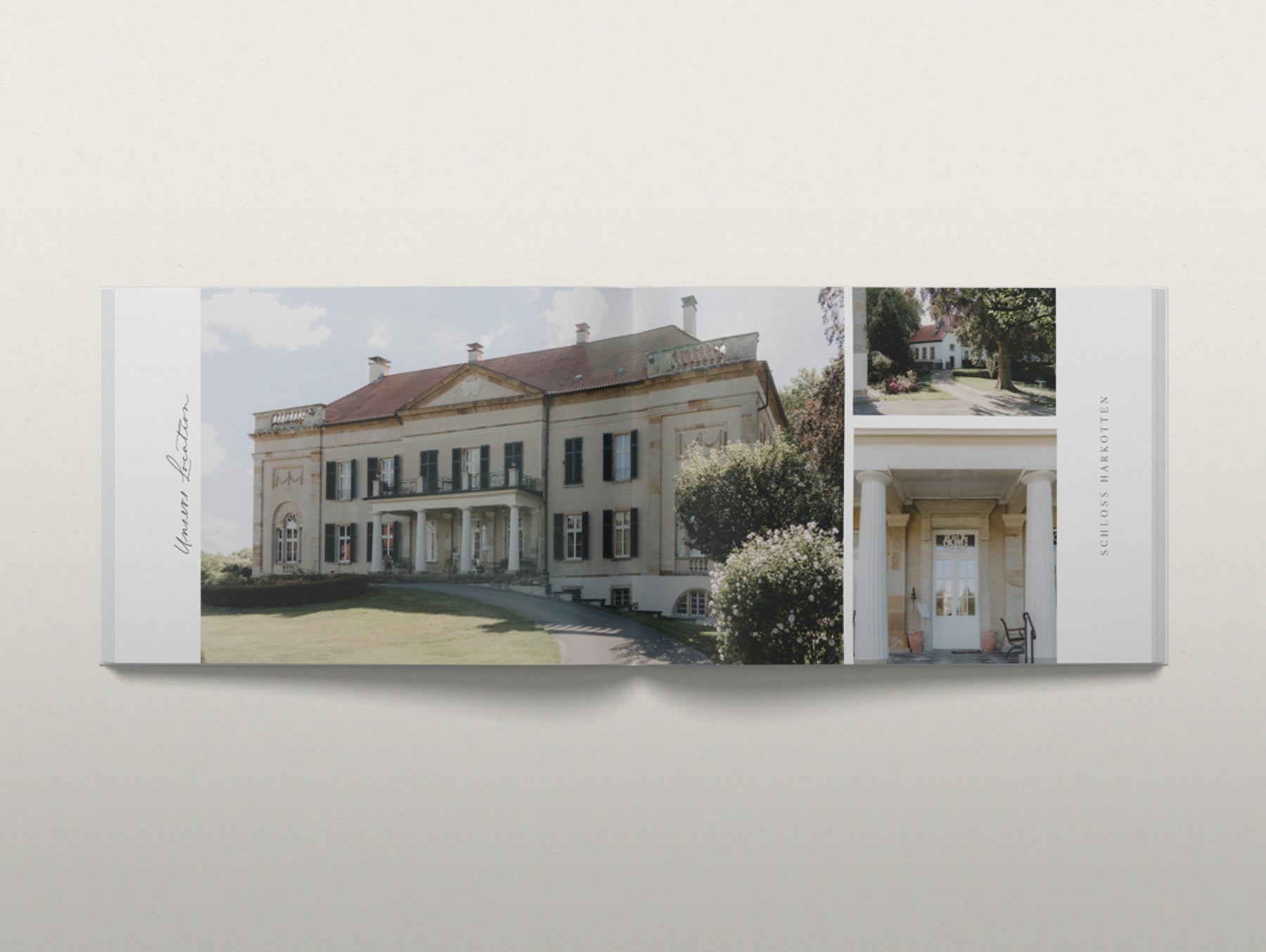 Fotobuch-Vorlage "Wedding" Querformat