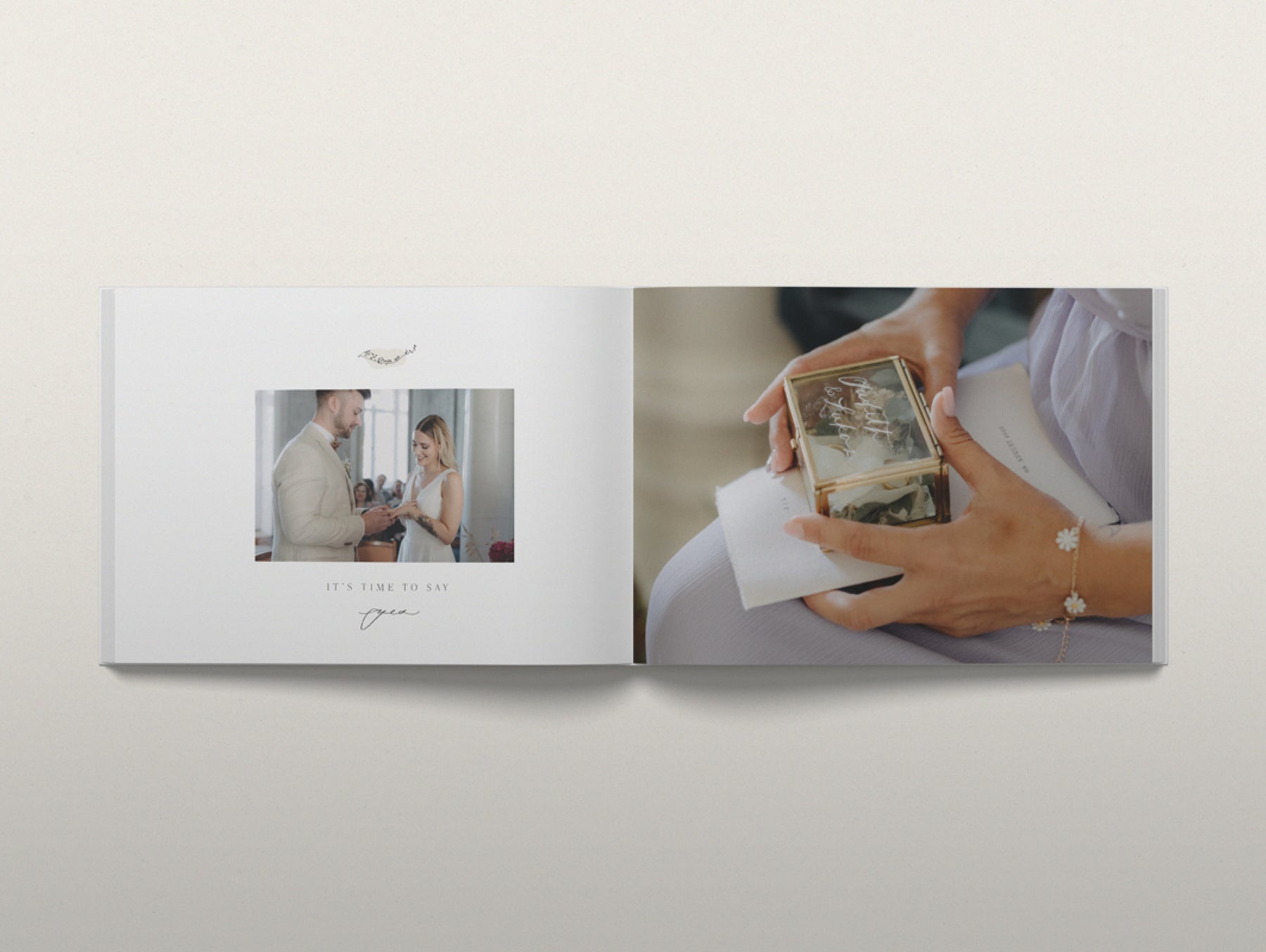 Fotobuch-Vorlage "Wedding" Querformat