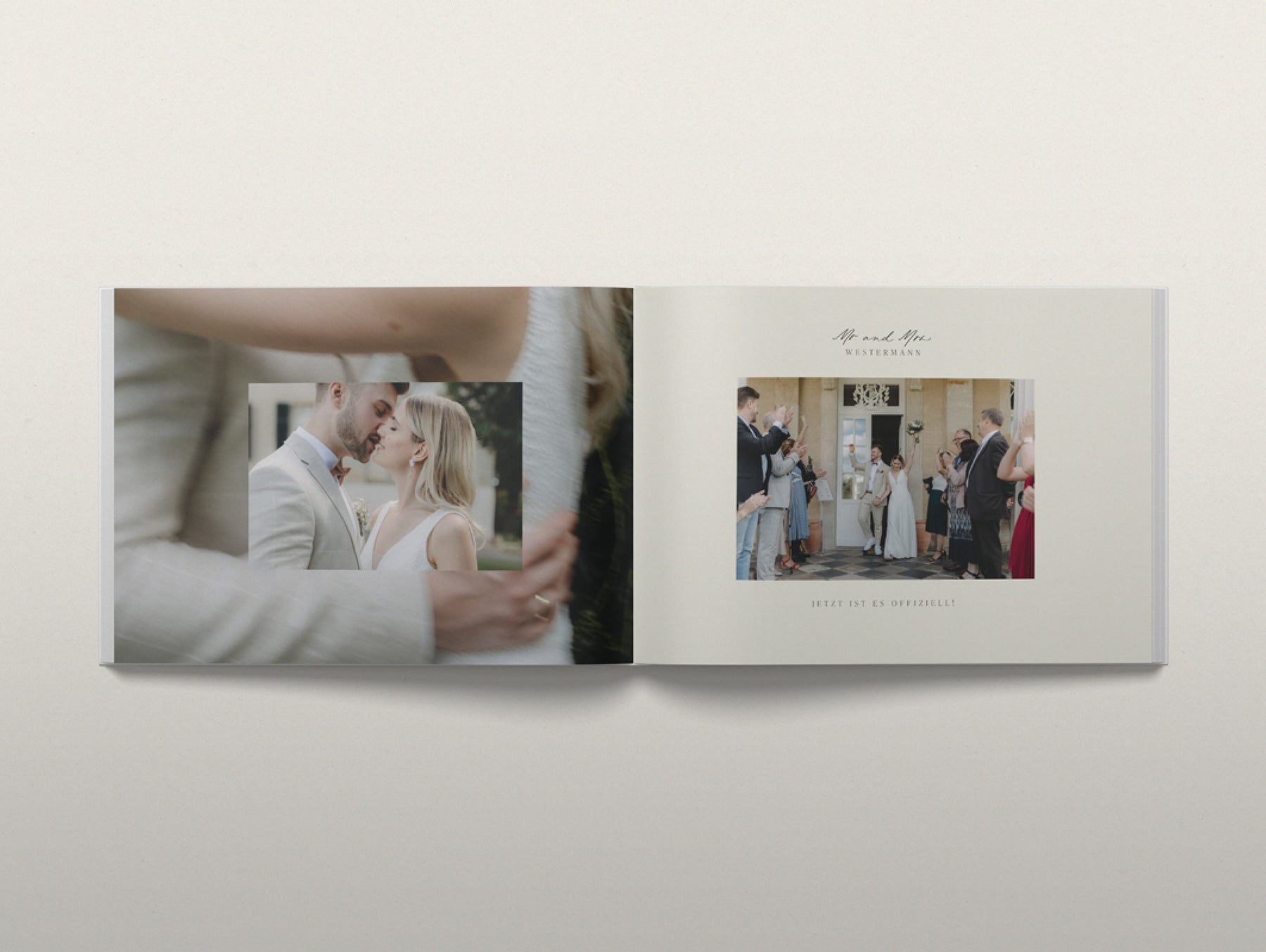 Fotobuch-Vorlage "Wedding" Querformat