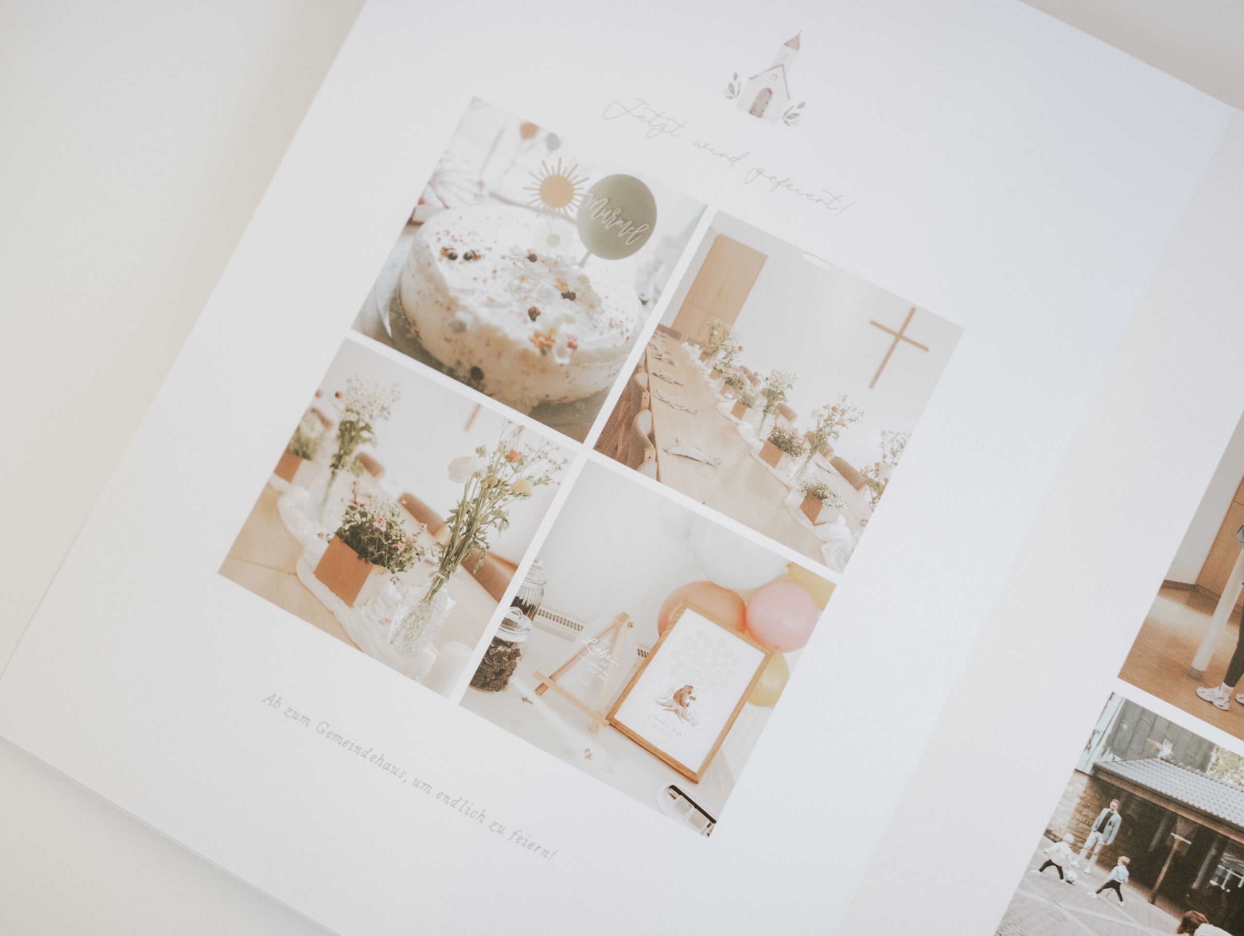 Fotobuch-Vorlage "Meine Taufe" Hochformat