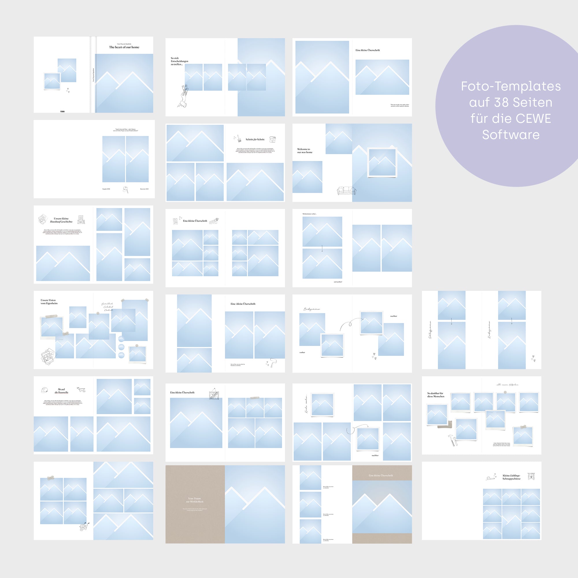 Fotobuch-Vorlage "Hausbau & Renovierung"