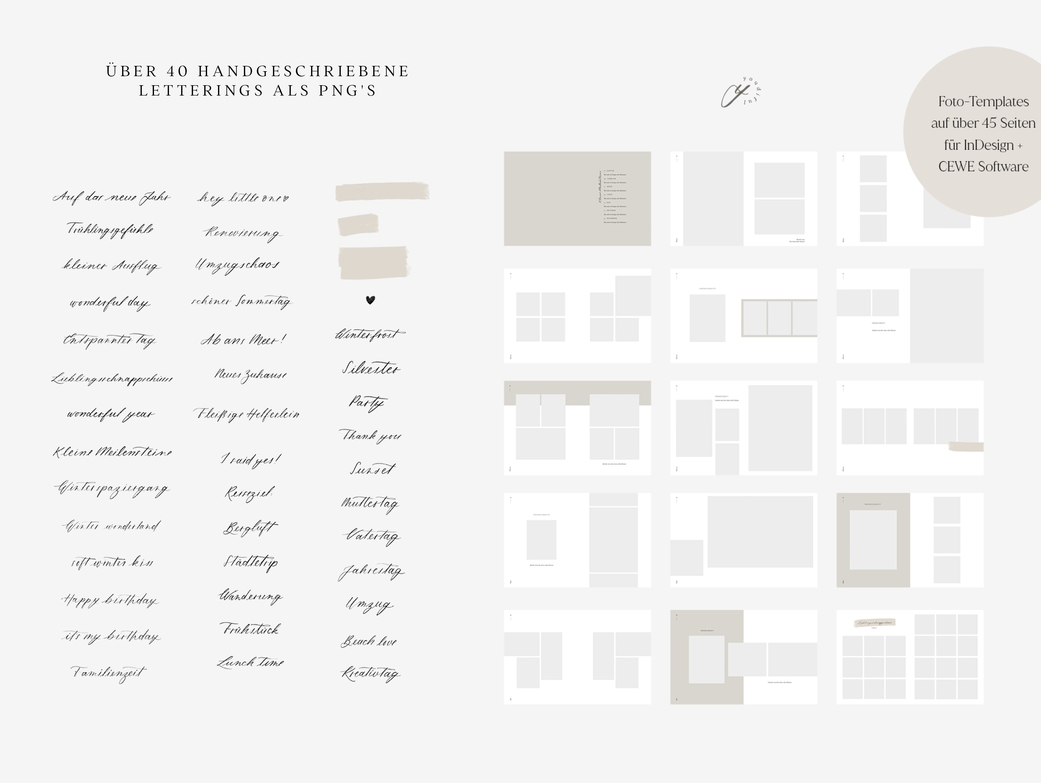 Fotobuch-Vorlage "wonderful year"