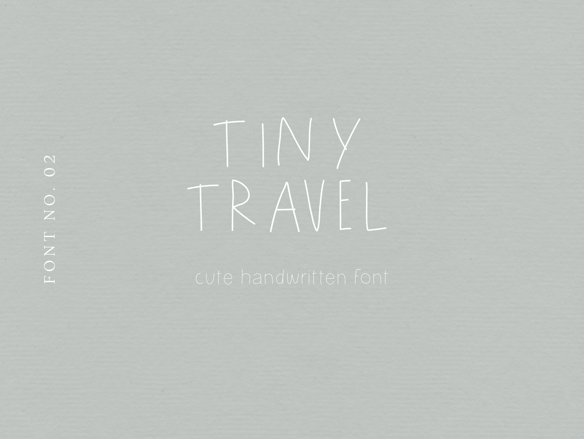 Font "Tiny Travel"