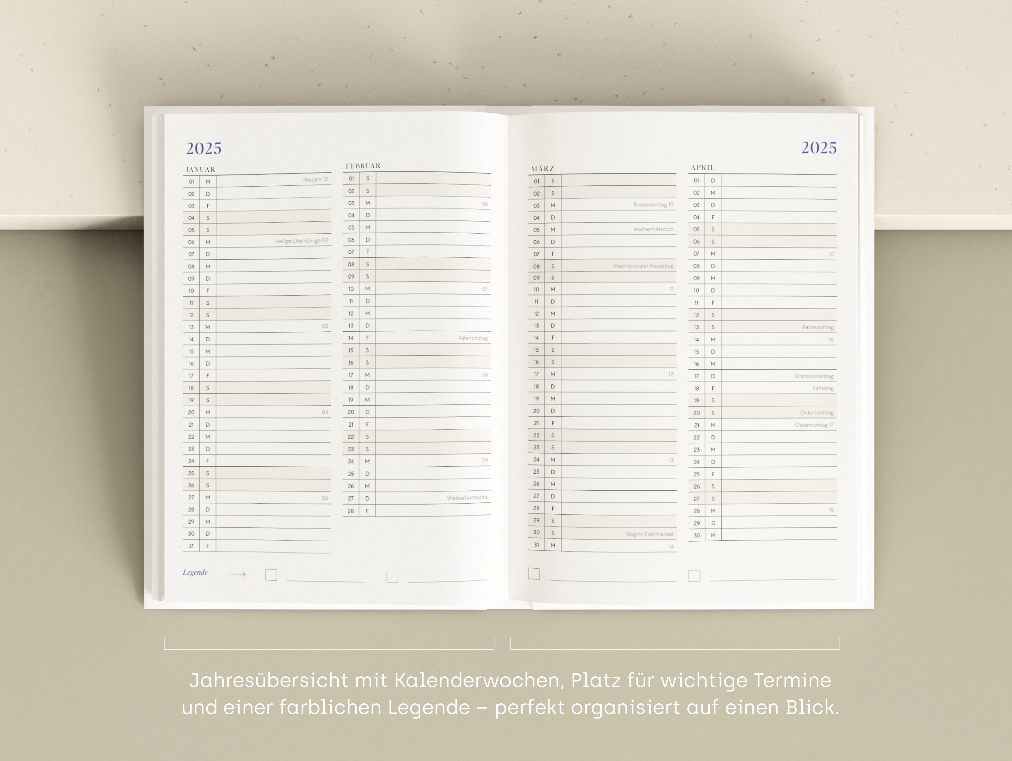 Achtsamkeitskalender 2025 "Dream"