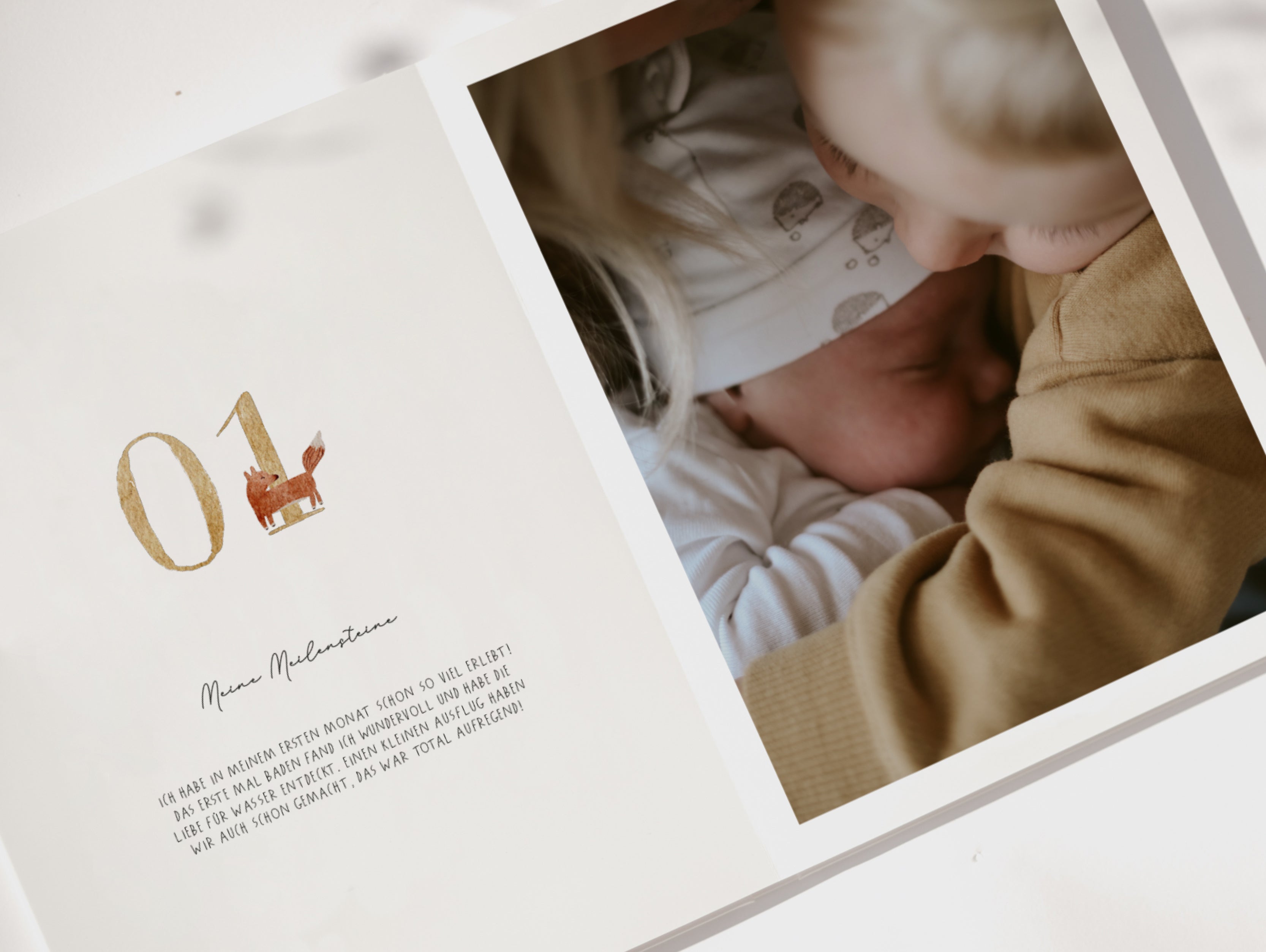 Fotobuch-Vorlage "Baby und Kinder Jahrbuch"