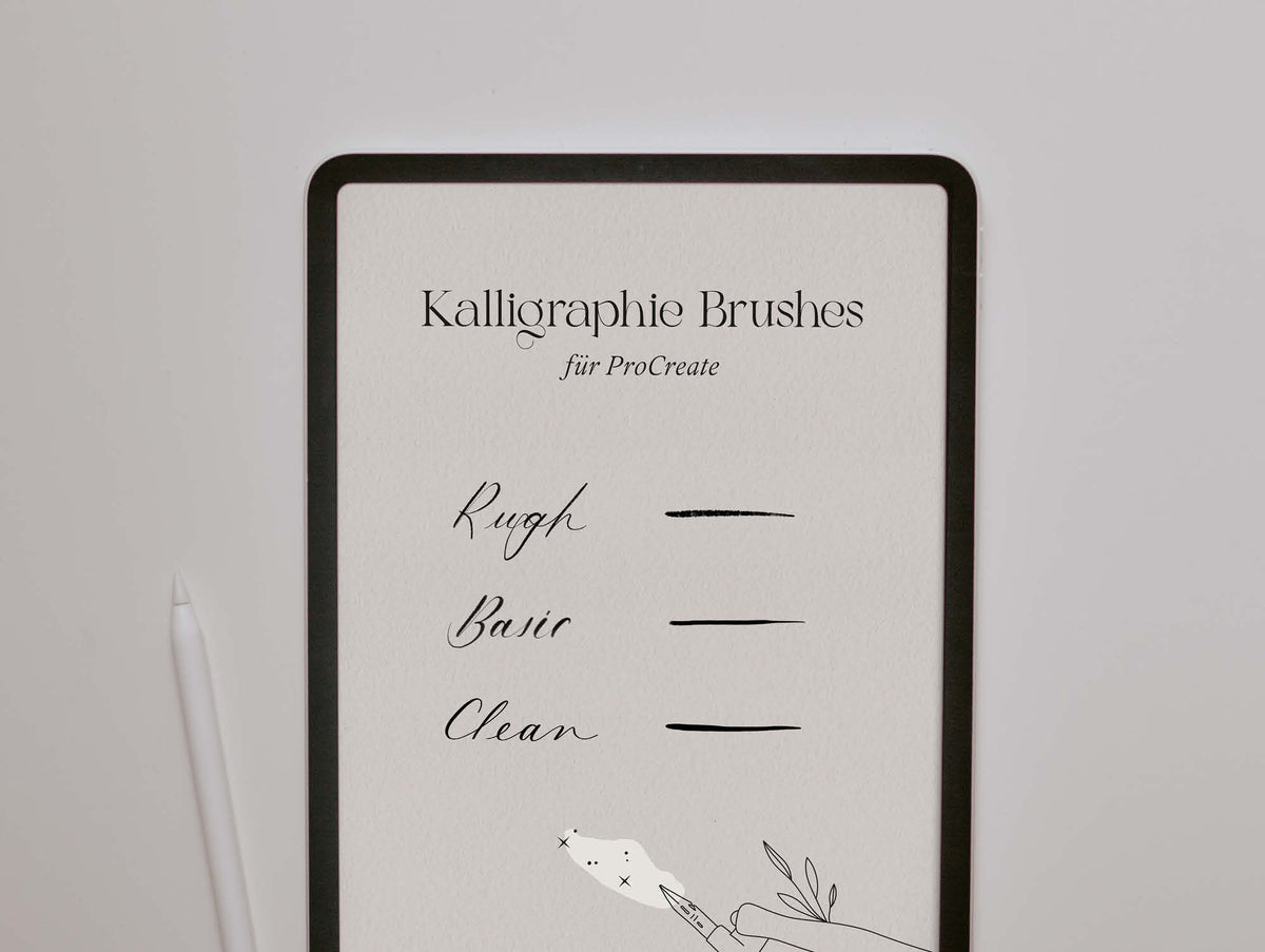 Procreate Pinsel "Kalligrafie"