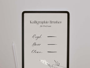 Procreate Pinsel "Kalligrafie"
