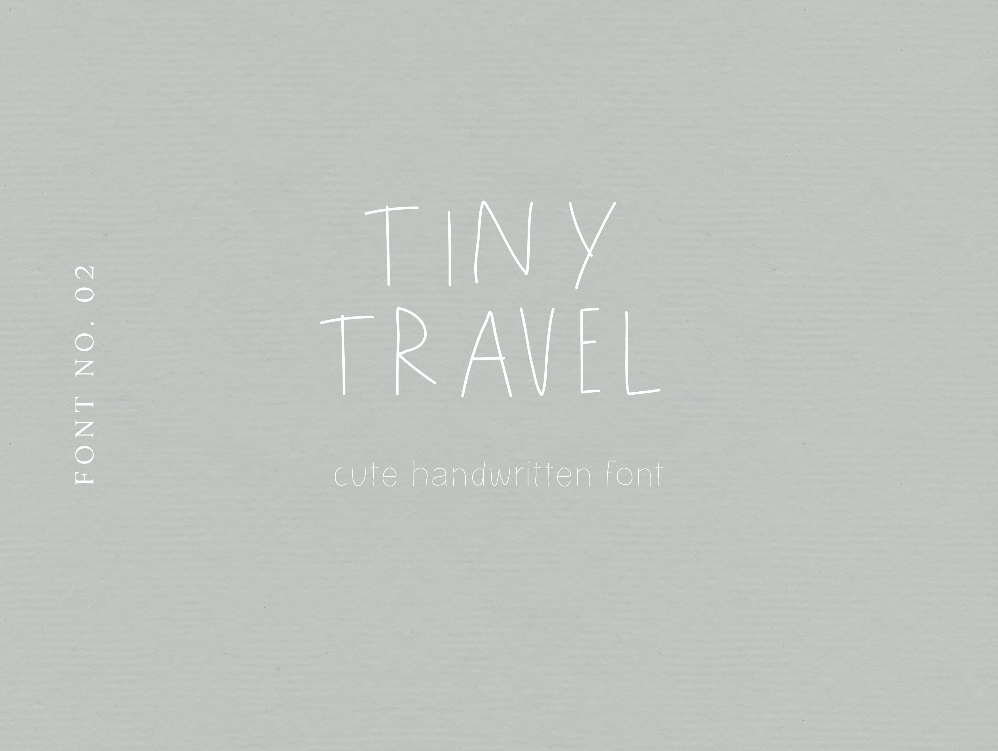 Font "Tiny Travel"